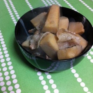 里芋の親芋の煮物